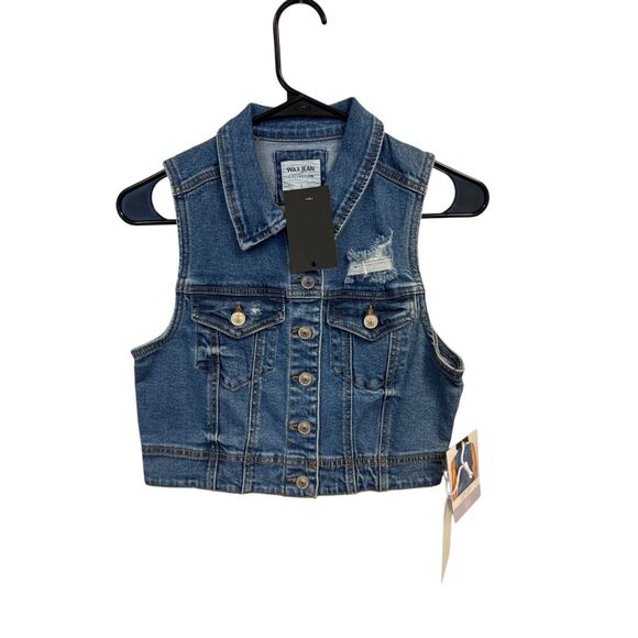 Sleeveless denim vest by Wax Jeans - Picture 2 of 6